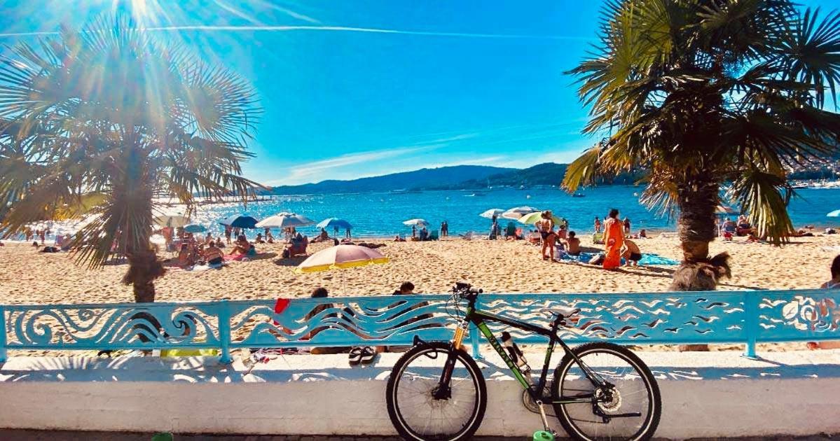 Apartamento Exclusivo A Pie De Playa Comarca de Comarca de Vigo Buitenkant foto